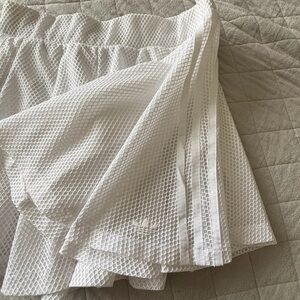 Adidas White Mesh Skater Skirt